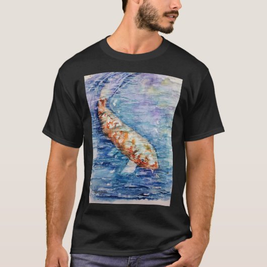 T-shirt Poisson panier (Devant)