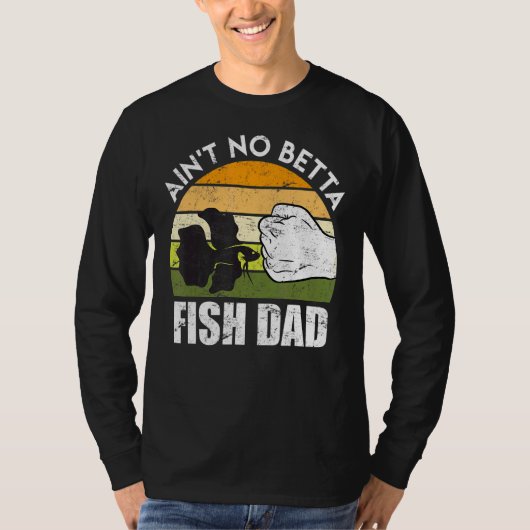 T-shirt Poisson papa Betta Fish (Devant)