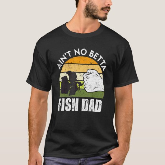 T-shirt Poisson Papa Betta Fish (Devant)