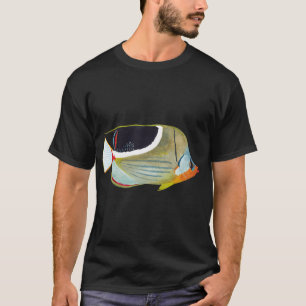 T-shirt POisson-Papillon à SElle-Chaetodon ephippium