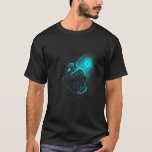 T-shirt Poisson Pêcheur Créatures de la Mer Profonde Poiss