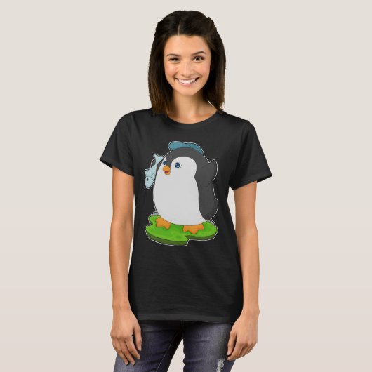T-shirt Poisson pingouin (Devant entier)