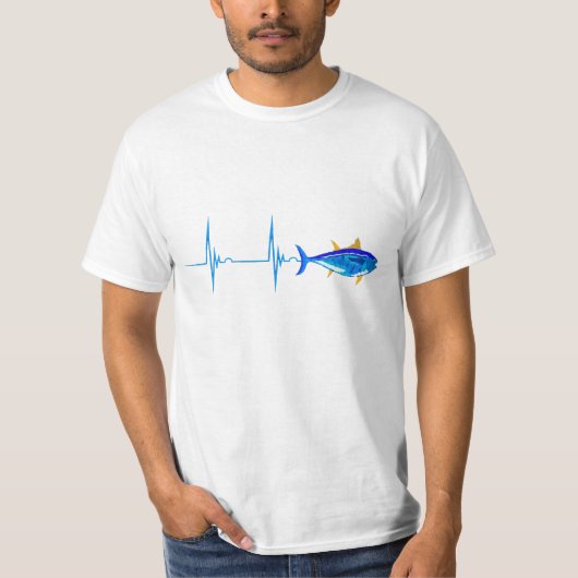 T-shirt Poisson plat de base (Devant)