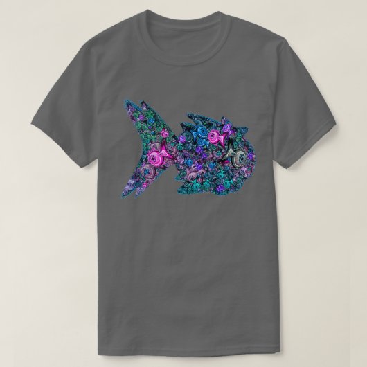 T-shirt Poisson plein O (Design devant)