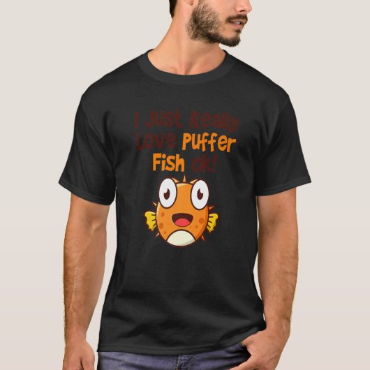 T-shirt Poisson-pouffer Poisson-voleur Poisson-pouffer 1 (Devant)
