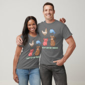 T-shirt Poisson Poulet Cochon Amis Design pour Vegas Gens  (Unisexe)