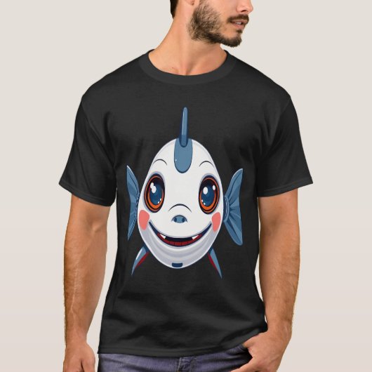 T-shirt Poisson Robot (Devant)