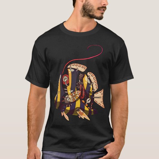 T-shirt Poisson Robot (Devant)
