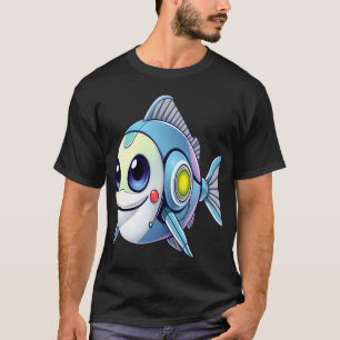 T-shirt Poisson Robot