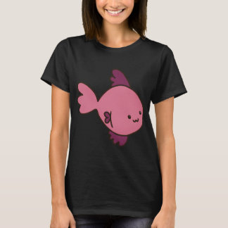 T-shirt Poisson rose