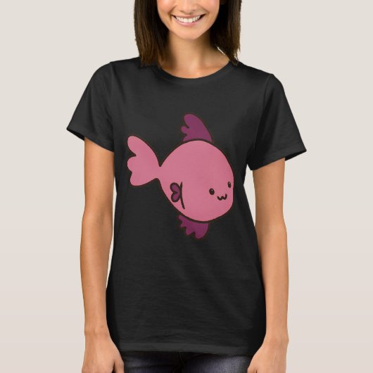 T-shirt Poisson rose (Devant)