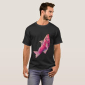 T-shirt Poisson rose, poisson (Devant entier)