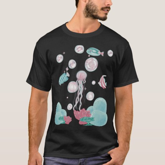 T-shirt Poisson rouge (Devant)