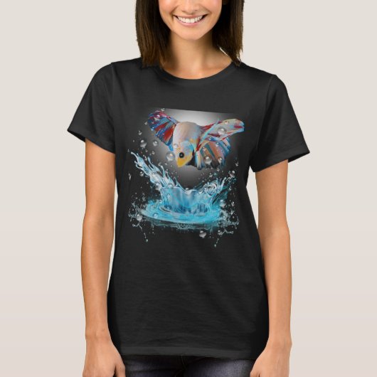 T-shirt Poisson rouge (Devant)