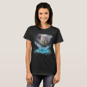 T-shirt Poisson rouge (Devant entier)