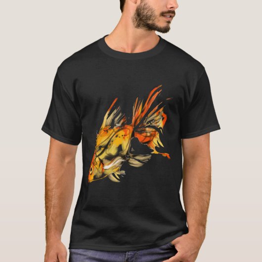T-shirt Poisson rouge (Devant)