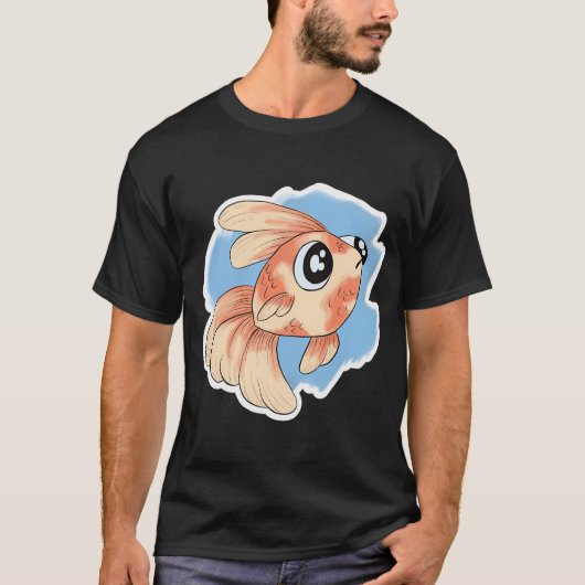 T-shirt Poisson rouge (Devant)