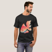 T-shirt Poisson rouge (Devant entier)