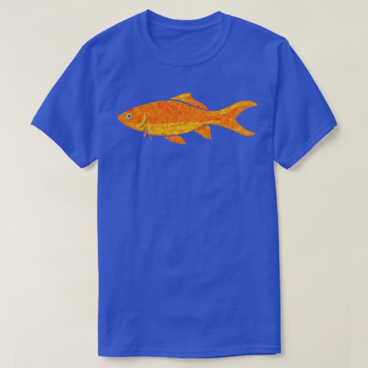 T-shirt poisson rouge Abstrait (Design devant)