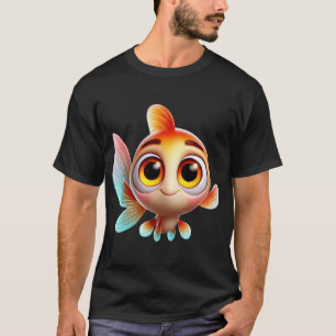 T-shirt Poisson rouge adorable