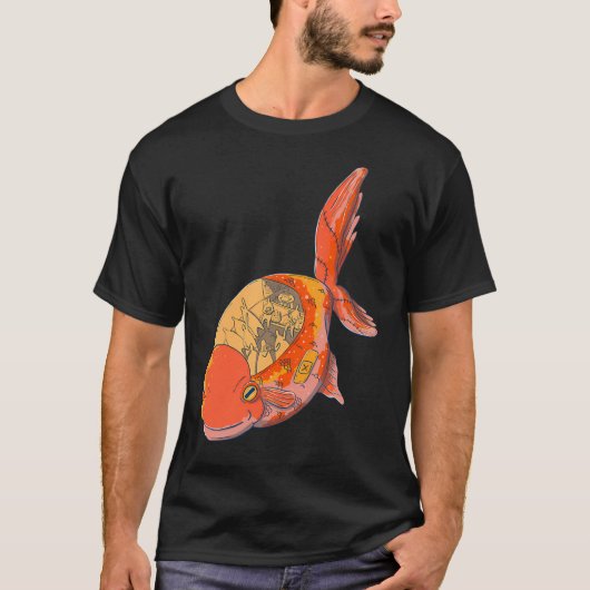 T-shirt Poisson rouge avec SIA (Devant)