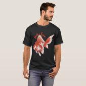 T-shirt Poisson Rouge – Beauté de la Simplicité (Devant entier)