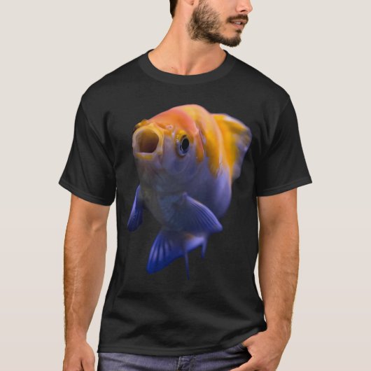 T-shirt Poisson rouge choqué (Devant)