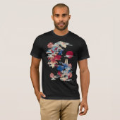 T-shirt Poisson rouge coloré (Devant entier)