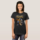 T-shirt Poisson rouge dans une bouteille (Devant entier)
