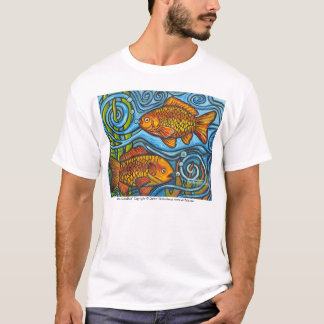 T-shirt "Poisson rouge deux "