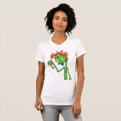 T-shirt Poisson rouge électrique (Devant entier)