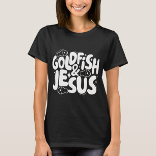 T-shirt Poisson rouge et Jésus