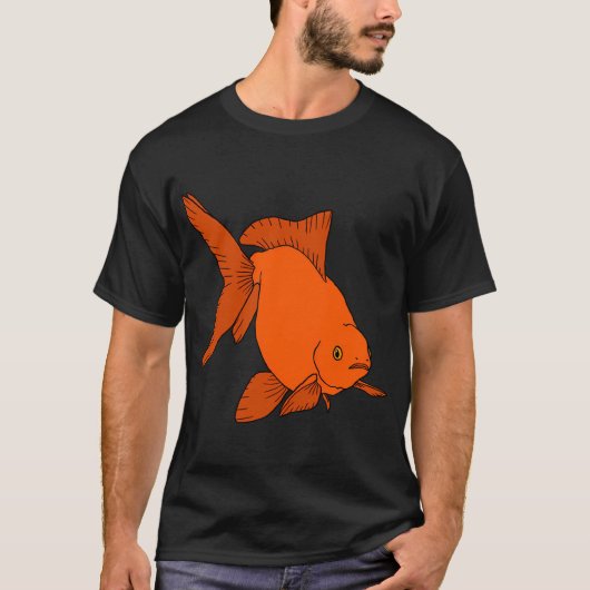 T-shirt Poisson rouge fantail (Devant)