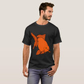 T-shirt Poisson rouge fantail (Devant entier)