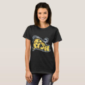 T-shirt poisson rouge hannya oni (Devant entier)