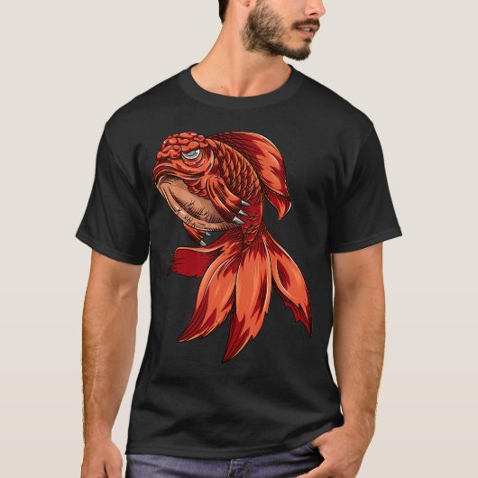 T-shirt Poisson rouge mutant (Devant)