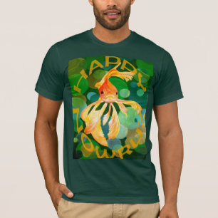 T-shirt Poisson rouge Nowruz Joie Renouveau