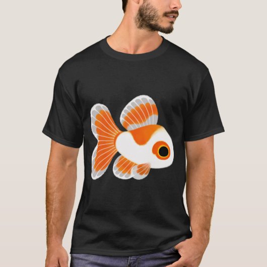 T-shirt Poisson rouge papillon (Devant)
