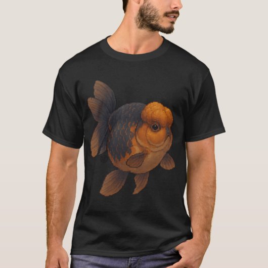 T-shirt Poisson rouge - Pixel Art - Graphiques 8 bits 16 b (Devant)