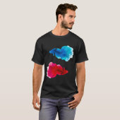 T-shirt Poisson rouge, Poisson bleu (Devant entier)