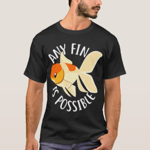 T-shirt Poisson rouge toutes les nageoires sont possibles
