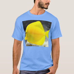 T-shirt Poisson salé Tang Jaune