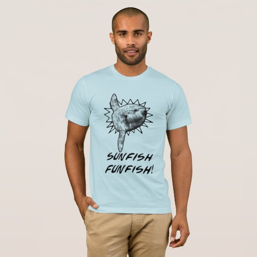 T-shirt Poisson-soleil ! (Devant entier)