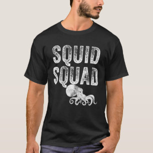 T-shirt Poisson Squad Océan Océan Octopus Vintage désorgan