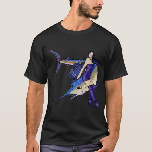 T-shirt Poisson sur une moue désapprobateur (Devant)