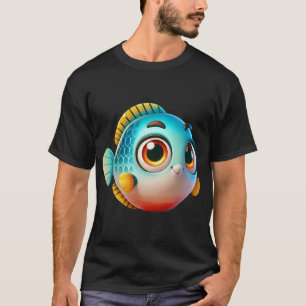 T-shirt Poisson Tambour Adorable