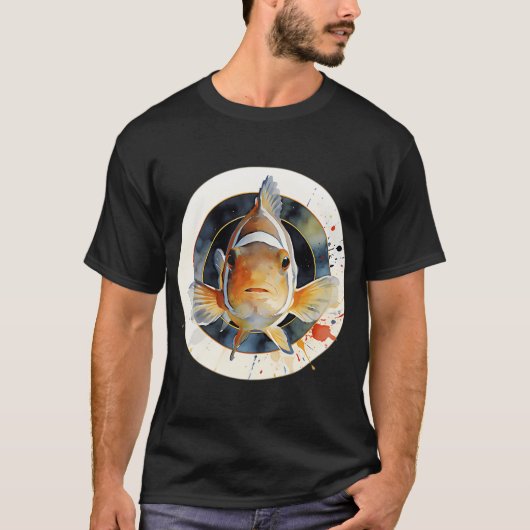 T-shirt poisson tendre (Devant)