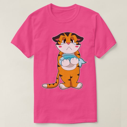 T-shirt Poisson tigre (Design devant)