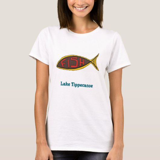 T-shirt poisson tippecanoe dans le poisson (Devant)