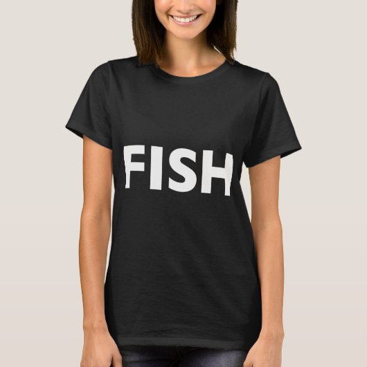 T-shirt POISSON, tout simplement. (Devant)